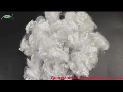 Virgin Medium Crimp Flame Retardant Viscose Fiber 64mm สําหรับแผ่นกันเสียง