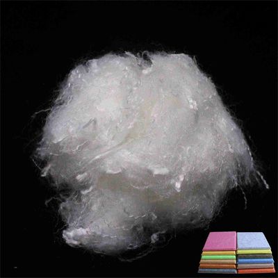 ซื้อ โพลิเอสเตอร์ สายใยธรรมชาติ 110°C สีขาว สําหรับกระดาษกันเสียง การผลิตออนไลน์