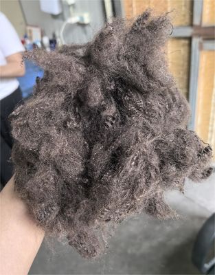 ราคาดี สายใยพอลิเอสเตอร์รีไซเคิล สายใยพอลิเอสเตอร์ 6D 64mm สีน้ําตาล ออนไลน์