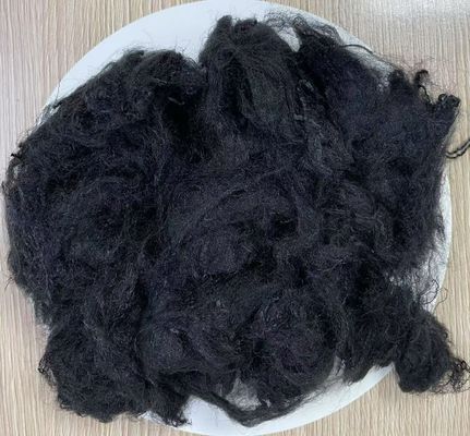 ราคาดี เส้นใยสั้นโพลีโพรพีลีน 9D 51 มม. สีดำ จุดหลอมเหลว 160-170C วัตถุดิบ ออนไลน์