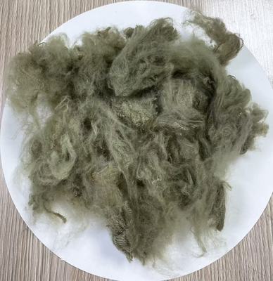ราคาดี Recycled Polyester Staple Fiber with 255-265°C Melting Point and Last Fastener 4 Or Above in Army Green ออนไลน์