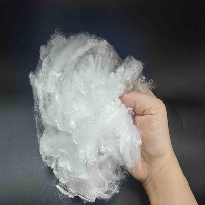 ราคาดี สายใยพอลิเอสเตอร์สีขาวที่ไม่เป็นพิษ สายใยพอลิเอสเตอร์สีขาว 51 มิลลิเมตร สายใยสั้นที่ละลายน้อย ออนไลน์