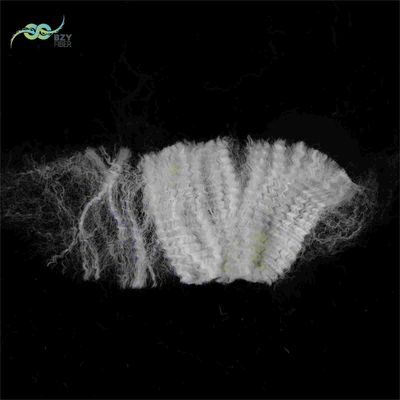 สายใยสแตปเปิลสังเคราะห์รีไซเคิลแบบจําเพาะ Off White สําหรับการเติม