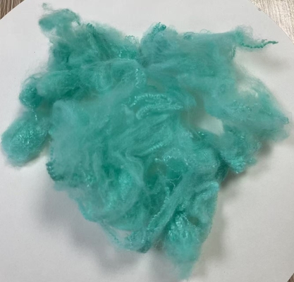 ราคาดี OEKO-TEX Certified Recycled Polyester Fiber 2.5D 51mm Aqua ออนไลน์