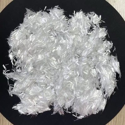 ราคาดี 25 ไมโครเมตร สายใย PET สําหรับการเสริมคอนกรีต 0.91 G/cm3 ออนไลน์
