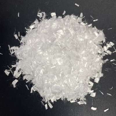 สำหรับปูนคอนกรีตและฉนวนกันความร้อน ใยแก้ว PP แบบสับ 2D × 5 มม. คุณภาพสูง สามารถปรับแต่งตามข้อกำหนดได้