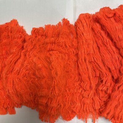 ราคาดี สีส้มสดใส โพลีเอสเตอร์ลาก 2D ที่มีความยาวไม่จํากัด สําหรับการผลิตเสื้อผ้าทํางานและผ้าความปลอดภัย ออนไลน์
