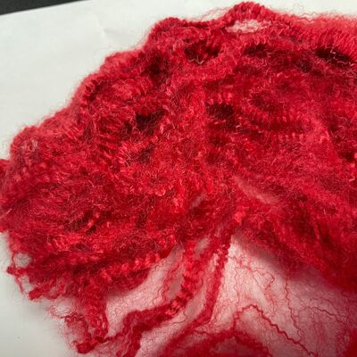 ราคาดี สีแดงสดใส โพลีเอสเตอร์ทอว์ 2D with Indefinite Length for Luxury Knitting Yarn Home Textile Gift & Decor Fabric ออนไลน์